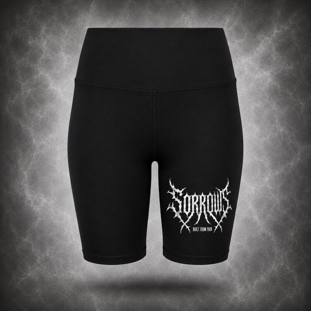 Built From Pain Biker Shorts — Logo design