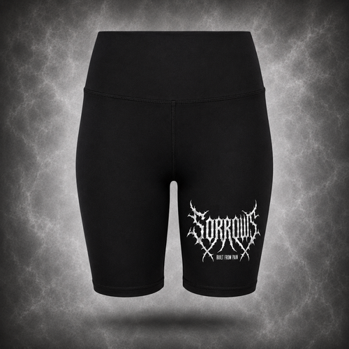 Built From Pain Biker Shorts — Logo design
