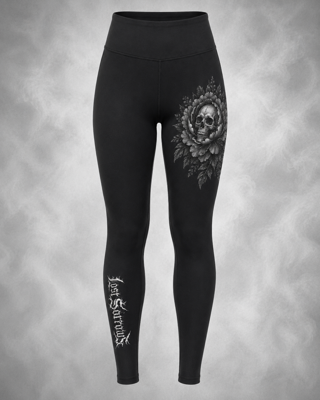 Peony Leggings - Grey/Black colourway