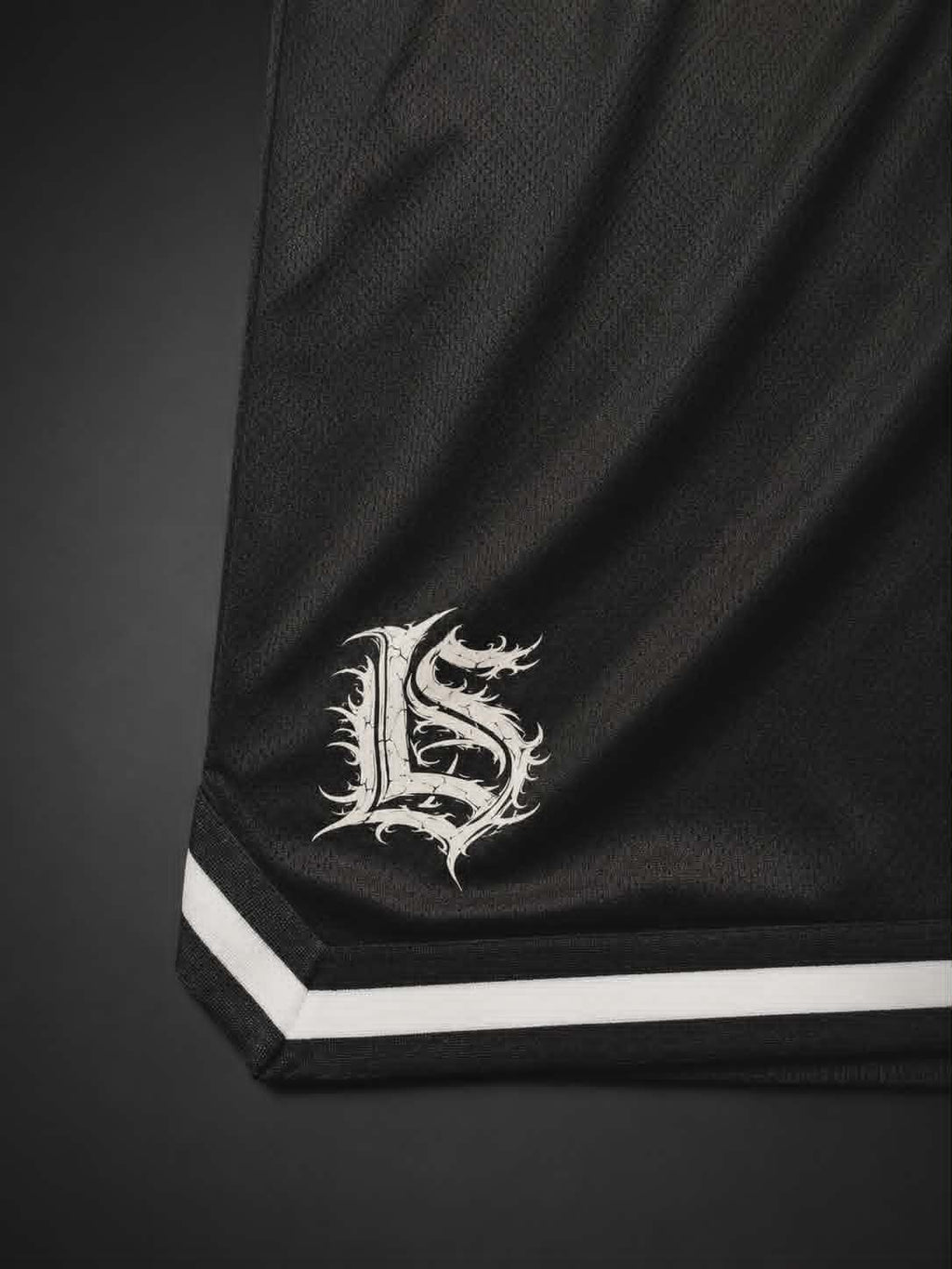 Thorn Skull Mesh Shorts