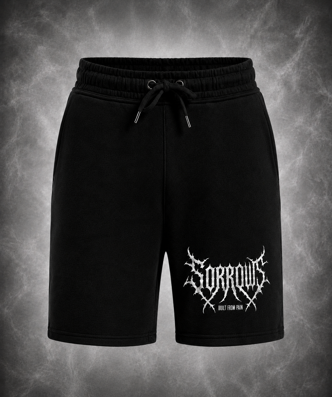 Built From Pain — Black Training Shorts