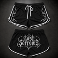 Lost Sorrows Retro Style Shorts