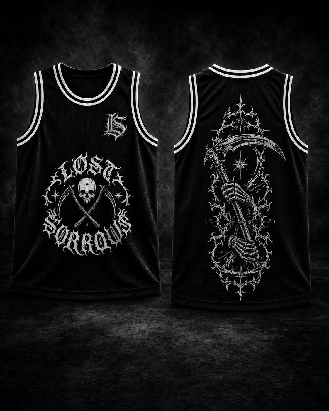Lost Sorrows Scythe Basketball Jersey