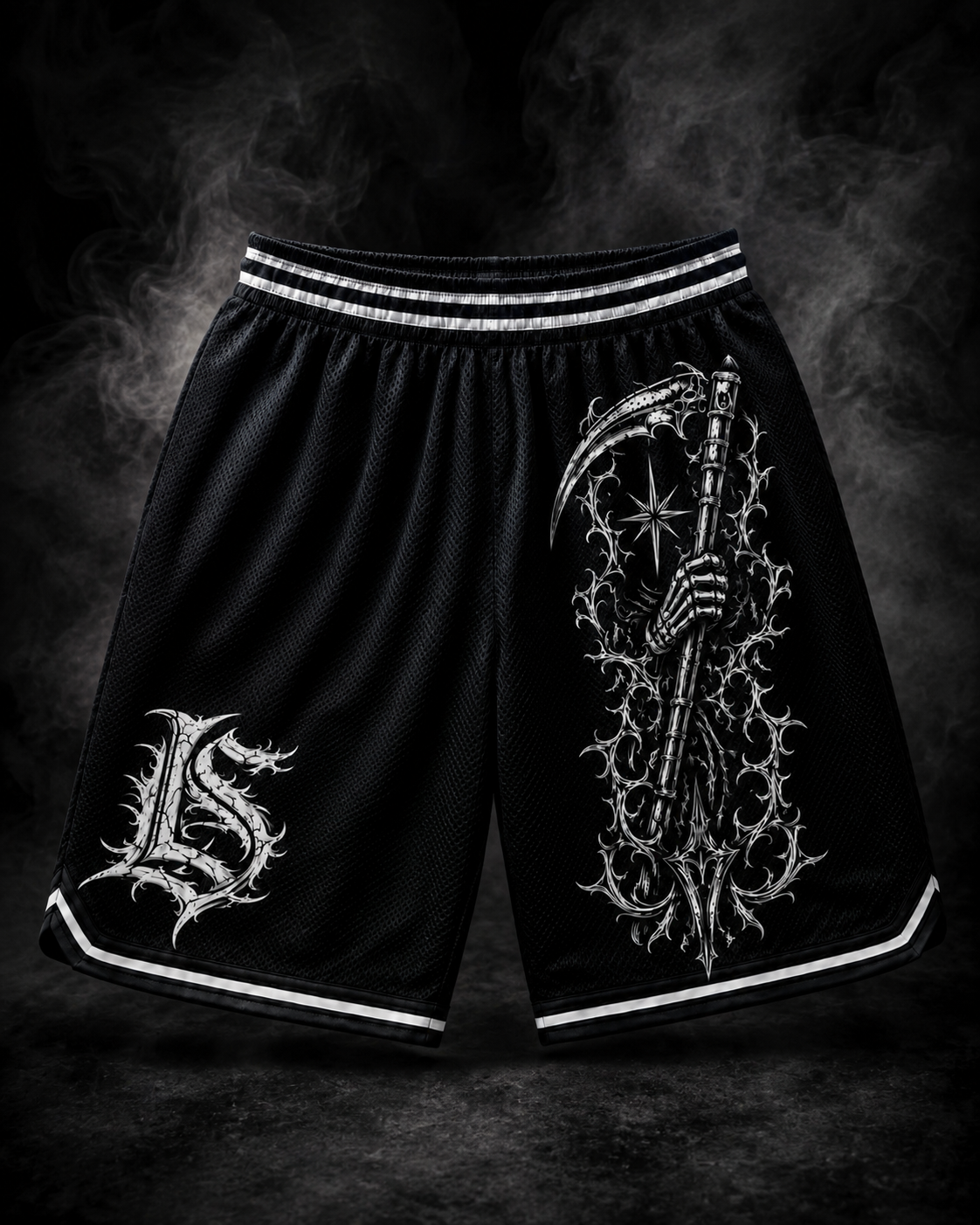 Lost Sorrows Scythe Basketball Shorts