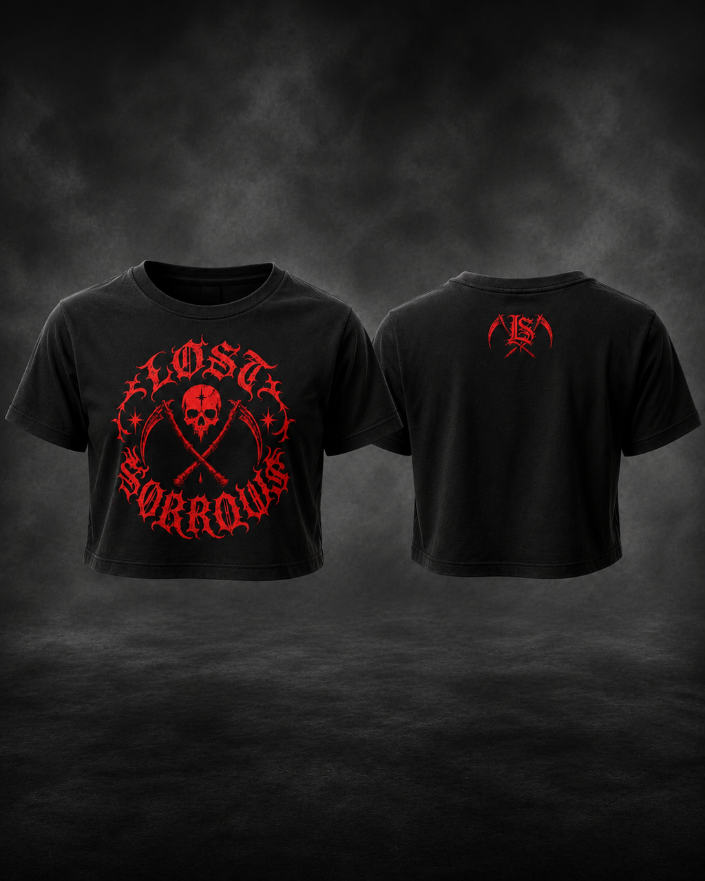Lost Sorrows Scythe Crop T-Shirt