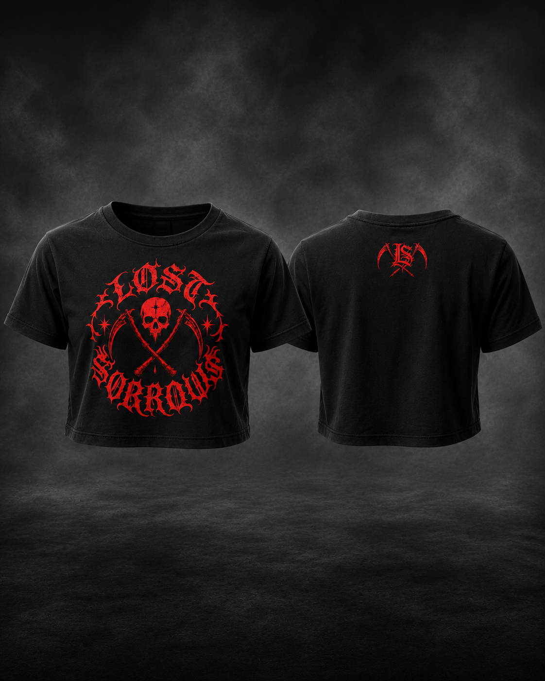 Lost Sorrows Scythe Crop T-Shirt