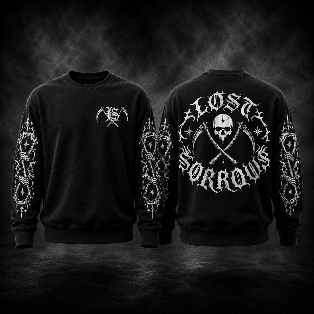 Lost Sorrows Scythe Long Sleeve T-Shirt