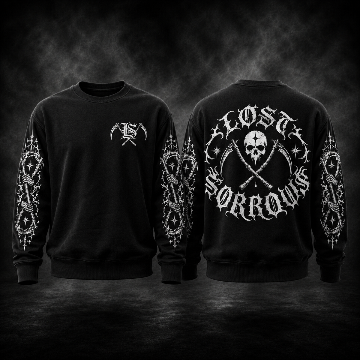 Lost Sorrows Scythe Long Sleeve T-Shirt