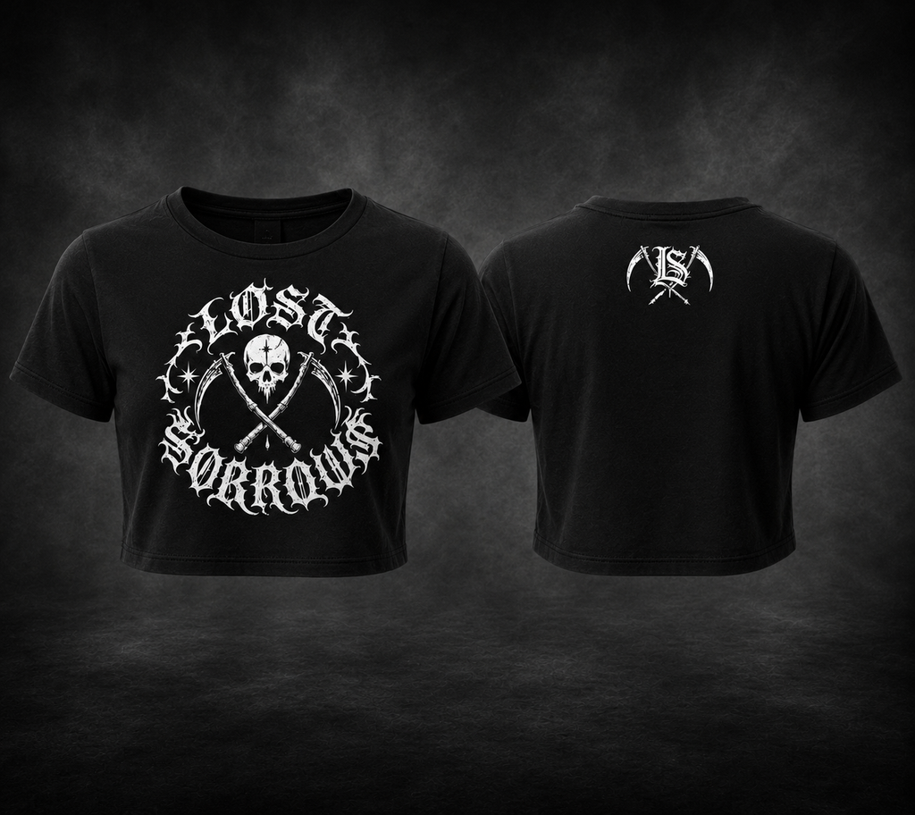 Lost Sorrows Scythe Crop T-Shirt