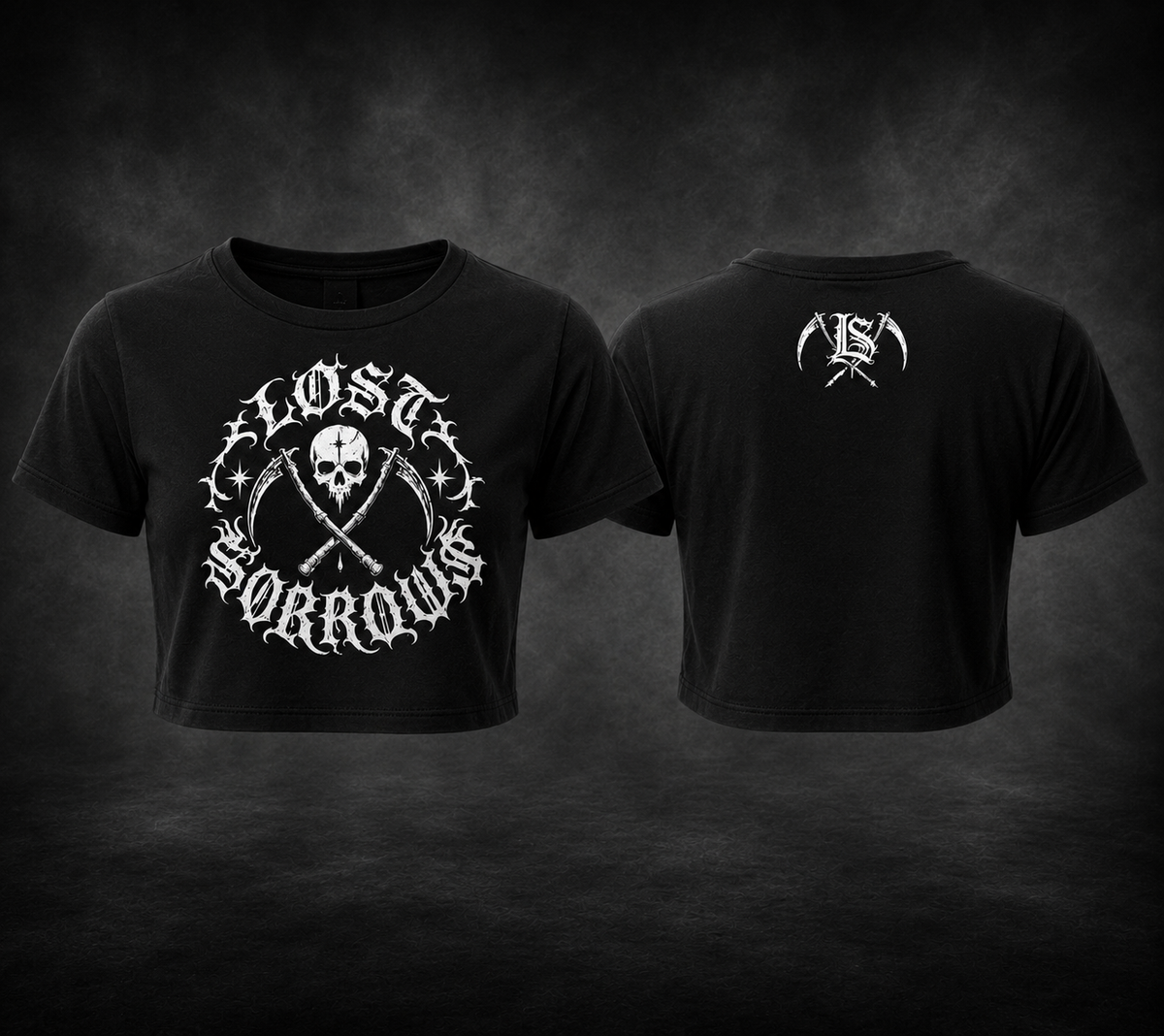 Lost Sorrows Scythe Crop T-Shirt